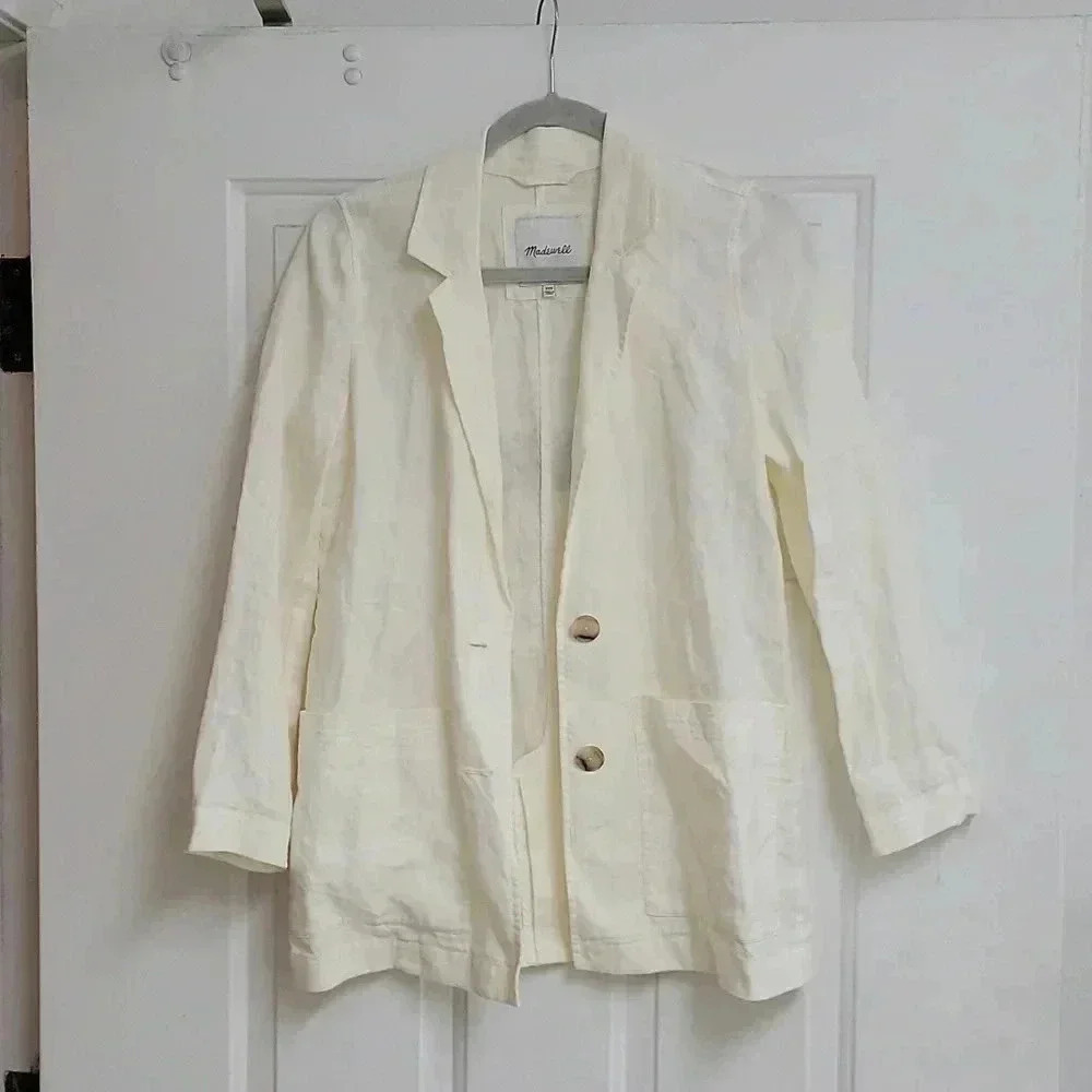 Madewell Linen Dorset Blazer